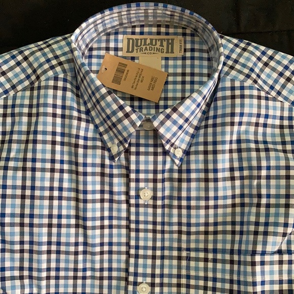 Duluth Trading plaid button down shirt - Picture 3 of 4